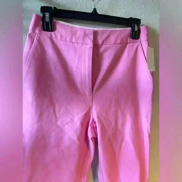 Derek Lam 10 Crosby Camryn Ruched Pants Bright Pink NWT Size 6‎ Orig $395 - Picture 3 of 9